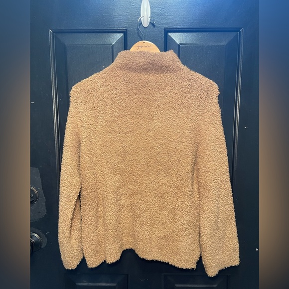 Vince Brown Teddy Mock Neck Sweater - Picture 2 of 5